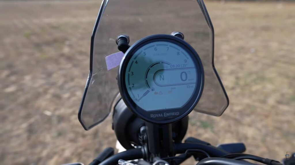 Royal Enfield Himalayan 450 display