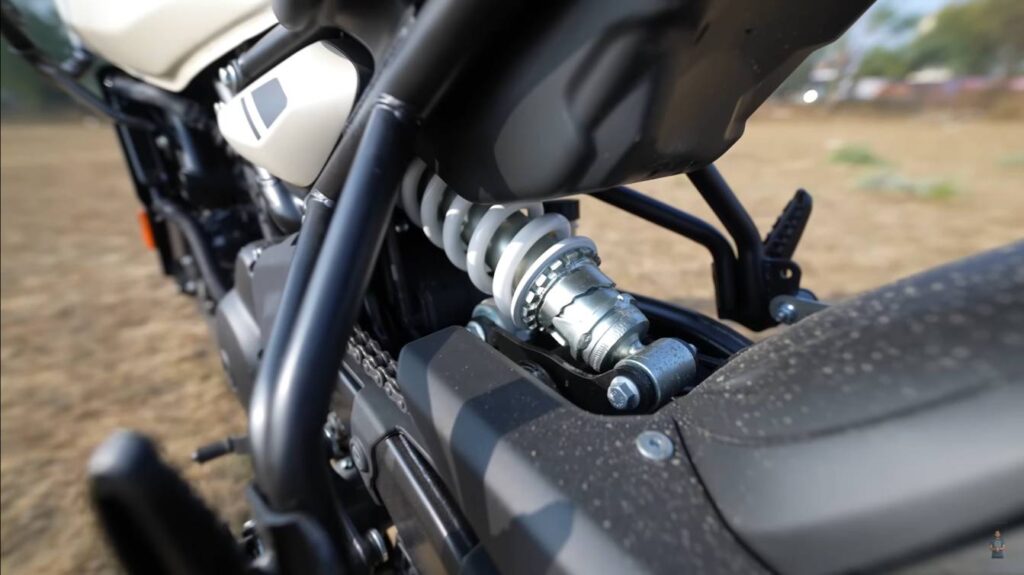 Royal Enfield Himalayan 450 suspension